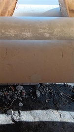 Pitting repaired with Belzona material