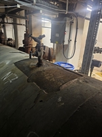 An old corroded steel pipe