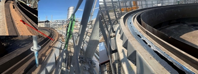 Damage before and after surface preparation