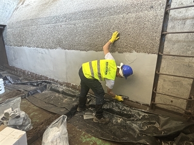 Application of Belzona 4111 (Magma-Quartz).
