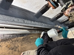 Substrate repaired using Belzona paste-grade materials
