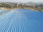 Roof repair using flexible membrane
